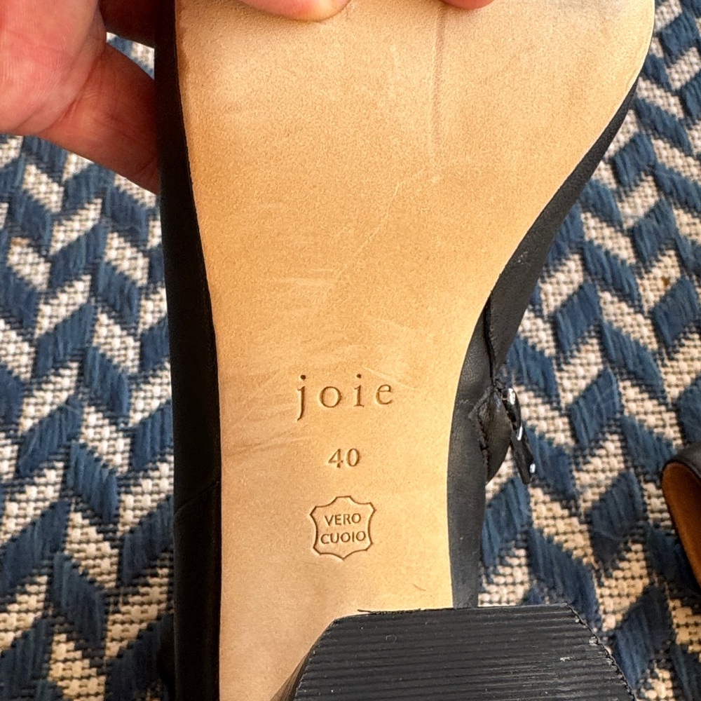 Joie Black Heeled Boots